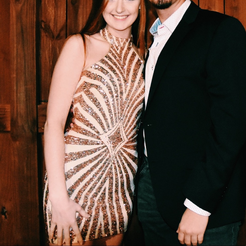 Fashion Nova sequin cocktail dress